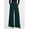 image:imagePRETTYGARDEN Womens Spring Wide Leg Trousers 2026 High Elastic Waist Loose Pleated Long Flowy Palazzo Work Pants with PocketsDark Green