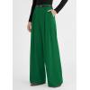 image:imagePRETTYGARDEN Womens Spring Wide Leg Trousers 2026 High Elastic Waist Loose Pleated Long Flowy Palazzo Work Pants with PocketsGreen