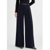 image:imagePRETTYGARDEN Womens Spring Wide Leg Trousers 2026 High Elastic Waist Loose Pleated Long Flowy Palazzo Work Pants with PocketsNavy