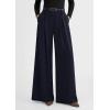 image:imagePRETTYGARDEN Womens Spring Wide Leg Trousers 2026 High Elastic Waist Loose Pleated Long Flowy Palazzo Work Pants with PocketsNavy