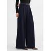 image:imagePRETTYGARDEN Womens Spring Wide Leg Trousers 2026 High Elastic Waist Loose Pleated Long Flowy Palazzo Work Pants with PocketsNavy