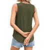 image:imagePRETTYGARDEN Womens Summer Tops 2026 Spring Fashion Sleeveless Tank Tops Casual Loose Fit Shirts Beach Vacation ClothesArmy Green