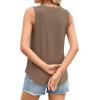 image:imagePRETTYGARDEN Womens Summer Tops 2026 Spring Fashion Sleeveless Tank Tops Casual Loose Fit Shirts Beach Vacation ClothesKhaki