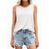 image:imagePRETTYGARDEN Womens Summer Tops 2026 Spring Fashion Sleeveless Tank Tops Casual Loose Fit Shirts Beach Vacation ClothesWhite