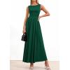 image:imagePRETTYGARDEN Summer Maxi Dresses for Women 2026 Sleeveless A Line Flowy Long Casual Sundress Wedding Guest Fashion ClothingGreen