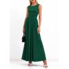 image:imagePRETTYGARDEN Summer Maxi Dresses for Women 2026 Sleeveless A Line Flowy Long Casual Sundress Wedding Guest Fashion ClothingGreen