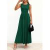 image:imagePRETTYGARDEN Summer Maxi Dresses for Women 2026 Sleeveless A Line Flowy Long Casual Sundress Wedding Guest Fashion ClothingGreen