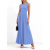image:imagePRETTYGARDEN Summer Maxi Dresses for Women 2026 Sleeveless A Line Flowy Long Casual Sundress Wedding Guest Fashion ClothingLight Blue