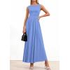 image:imagePRETTYGARDEN Summer Maxi Dresses for Women 2026 Sleeveless A Line Flowy Long Casual Sundress Wedding Guest Fashion ClothingLight Blue