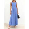 image:imagePRETTYGARDEN Summer Maxi Dresses for Women 2026 Sleeveless A Line Flowy Long Casual Sundress Wedding Guest Fashion ClothingLight Blue