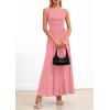 image:imagePRETTYGARDEN Summer Maxi Dresses for Women 2026 Sleeveless A Line Flowy Long Casual Sundress Wedding Guest Fashion ClothingPink