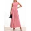 image:imagePRETTYGARDEN Summer Maxi Dresses for Women 2026 Sleeveless A Line Flowy Long Casual Sundress Wedding Guest Fashion ClothingPink