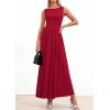 image:imagePRETTYGARDEN Summer Maxi Dresses for Women 2026 Sleeveless A Line Flowy Long Casual Sundress Wedding Guest Fashion ClothingRed