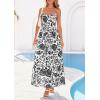 image:imagePRETTYGARDEN Womens 2026 Spring Boho Maxi Dress Eyelet Floral Long Flowy Sundresses Summer Beach Vacation ClothesFloral White Black