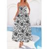 image:imagePRETTYGARDEN Womens 2026 Spring Boho Maxi Dress Eyelet Floral Long Flowy Sundresses Summer Beach Vacation ClothesFloral White Black
