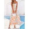 image:imagePRETTYGARDEN Womens 2026 Spring Boho Maxi Dress Eyelet Floral Long Flowy Sundresses Summer Beach Vacation ClothesFloral White Multicolored