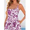 image:imagePRETTYGARDEN Womens 2026 Spring Boho Maxi Dress Eyelet Floral Long Flowy Sundresses Summer Beach Vacation ClothesFloral White Purple