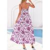 image:imagePRETTYGARDEN Womens 2026 Spring Boho Maxi Dress Eyelet Floral Long Flowy Sundresses Summer Beach Vacation ClothesFloral White Purple