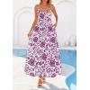 image:imagePRETTYGARDEN Womens 2026 Spring Boho Maxi Dress Eyelet Floral Long Flowy Sundresses Summer Beach Vacation ClothesFloral White Purple
