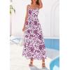 image:imagePRETTYGARDEN Womens 2026 Spring Boho Maxi Dress Eyelet Floral Long Flowy Sundresses Summer Beach Vacation ClothesFloral White Purple