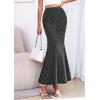 image:imagePRETTYGARDEN Womens Maxi Skirt 2026 Summer Flowy Polka Dot Floral High Waisted Mermaid Office Work Spring Long Slip Skirts