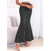image:imagePRETTYGARDEN Womens Maxi Skirt 2026 Summer Flowy Polka Dot Floral High Waisted Mermaid Office Work Spring Long Slip Skirts