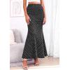 image:imagePRETTYGARDEN Womens Maxi Skirt 2026 Summer Flowy Polka Dot Floral High Waisted Mermaid Office Work Spring Long Slip Skirts