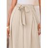 image:imagePRETTYGARDEN Womens Wide Leg Work Pants Business Casual High Waisted Loose Palazzo Trouser Summer ClothesBeige