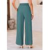 image:imagePRETTYGARDEN Womens Wide Leg Work Pants Business Casual High Waisted Loose Palazzo Trouser Summer ClothesSage Green