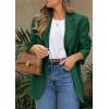 image:imagePRETTYGARDEN 2026 Blazers for Women Business Casual Long Sleeve Lapel Open Front Suit Jacket Work Blazer with PocketsDark Green