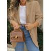 image:imagePRETTYGARDEN 2026 Blazers for Women Business Casual Long Sleeve Lapel Open Front Suit Jacket Work Blazer with PocketsDark Khaki