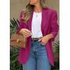 image:imagePRETTYGARDEN 2026 Blazers for Women Business Casual Long Sleeve Lapel Open Front Suit Jacket Work Blazer with PocketsRose Pink