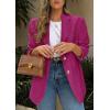 image:imagePRETTYGARDEN 2026 Blazers for Women Business Casual Long Sleeve Lapel Open Front Suit Jacket Work Blazer with PocketsRose Pink