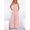 image:imagePRETTYGARDEN One Piece Jumpsuits for Women Casual Summer Cruise Outfits 2026 Spring Fashion Smocked Wide Leg Gingham RompersLight Pink