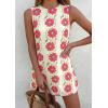 image:imagePRETTYGARDEN Sundresses for Women 2026 Summer Elegant Floral A Line Short Party Dress Beach Vacation ClothesApricot Red Floral