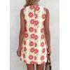 image:imagePRETTYGARDEN Sundresses for Women 2026 Summer Elegant Floral A Line Short Party Dress Beach Vacation ClothesApricot Red Floral
