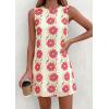 image:imagePRETTYGARDEN Sundresses for Women 2026 Summer Elegant Floral A Line Short Party Dress Beach Vacation ClothesApricot Red Floral