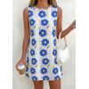 image:imagePRETTYGARDEN Sundresses for Women 2026 Summer Elegant Floral A Line Short Party Dress Beach Vacation ClothesWhite Blue Floral