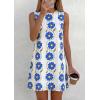 image:imagePRETTYGARDEN Sundresses for Women 2026 Summer Elegant Floral A Line Short Party Dress Beach Vacation ClothesWhite Blue Floral