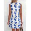 image:imagePRETTYGARDEN Sundresses for Women 2026 Summer Elegant Floral A Line Short Party Dress Beach Vacation ClothesWhite Blue Floral