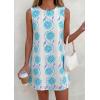 image:imagePRETTYGARDEN Sundresses for Women 2026 Summer Elegant Floral A Line Short Party Dress Beach Vacation ClothesWhite Cyan Floral