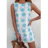 image:imagePRETTYGARDEN Sundresses for Women 2026 Summer Elegant Floral A Line Short Party Dress Beach Vacation ClothesWhite Cyan Floral