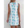 image:imagePRETTYGARDEN Sundresses for Women 2026 Summer Elegant Floral A Line Short Party Dress Beach Vacation ClothesWhite Cyan Floral