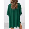 image:imagePRETTYGARDEN Women 2 Piece Lounge Set 2026 Summer Casual Oversized Shirts Biker Shorts Matching Airport Travel Outfit ClothesGreen