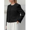image:imagePRETTYGARDEN Women Blazers Business Casual Outfits 2026 Fall Fashion Long Sleeve Professional Office Work Suit Jacket ClothesBlack