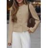 image:imagePRETTYGARDEN Women Blazers Business Casual Outfits 2026 Fall Fashion Long Sleeve Professional Office Work Suit Jacket ClothesLight Khaki