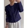 image:imagePRETTYGARDEN Women Blazers Business Casual Outfits 2026 Fall Fashion Long Sleeve Professional Office Work Suit Jacket ClothesNavy