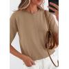 image:imagePRETTYGARDEN Women Spring Short Sleeve Cardigan Sweaters Button Down Knit Shirt Blouse Dressy Casual Tops 2026 Summer OutfitsKhaki