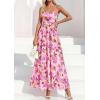image:imagePRETTYGARDEN Women Strapless Maxi Dress 2026 Summer Floral Tube Top Ruched Beach Spring Wedding Guest Long DressesFloral Apricot Pink
