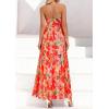 image:imagePRETTYGARDEN Women Strapless Maxi Dress 2026 Summer Floral Tube Top Ruched Beach Spring Wedding Guest Long DressesFloral Orange
